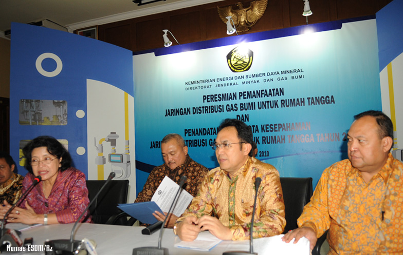 Pemerintah Provinsi Sumatera Selatan Meminta Tambahan Jaringan Gas Kota